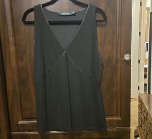 Lauren Ralph Lauren Black Sleeveless Top
